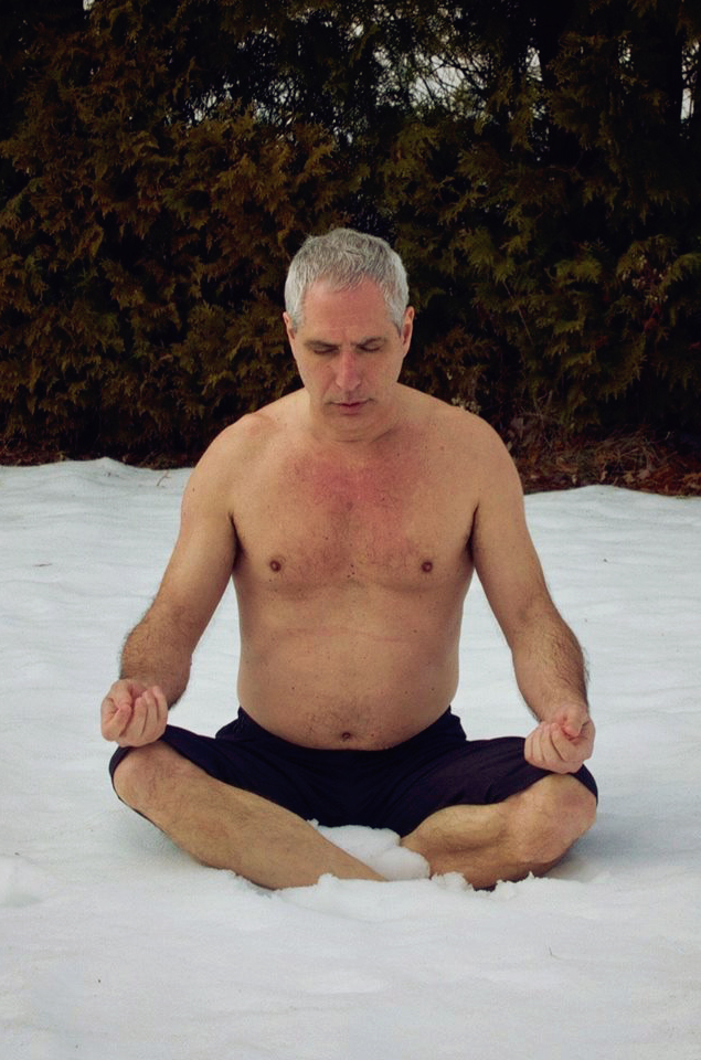 Kostas Dervenis meditating